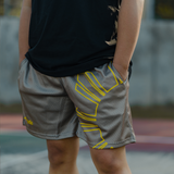 Khaki Eightray Mesh Shorts